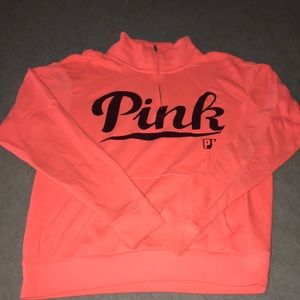 Victoria’s Secret pink quarter zip